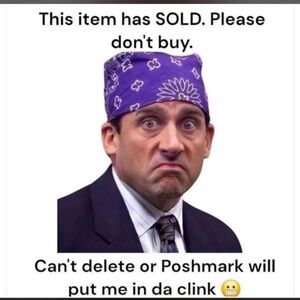 This item has sold. Please do not purchase!!